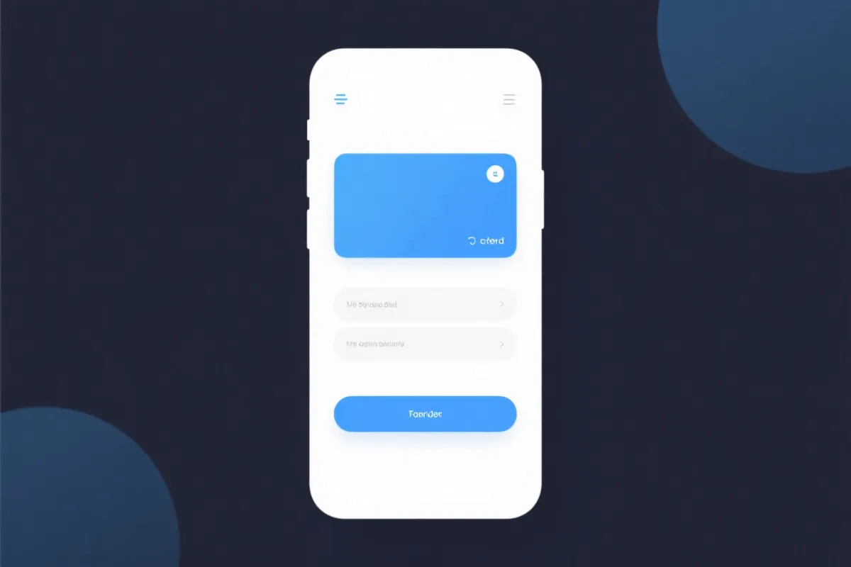 移动端界面示意图